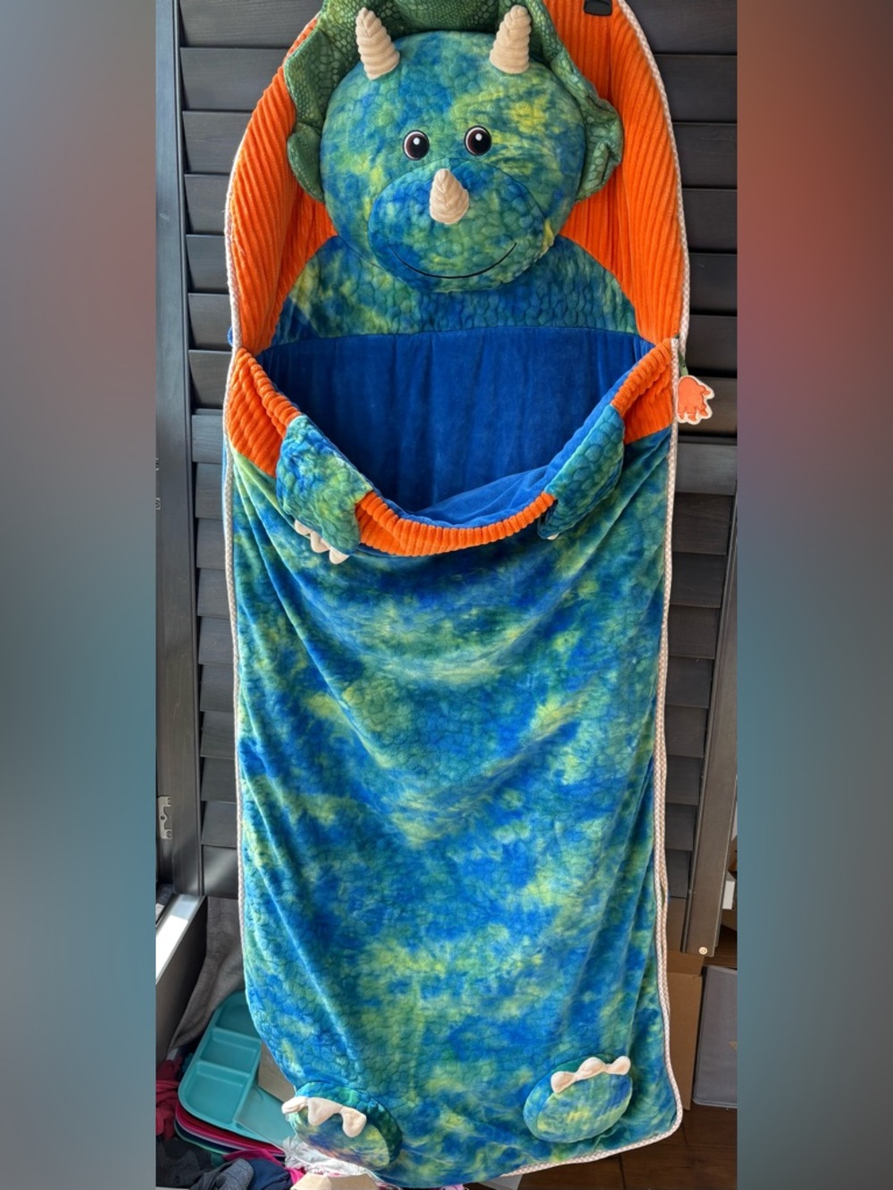 Hugfun Kids Animal Slumber Bag Dinosaur Barney Jurassic Park Sleeping Nap Time